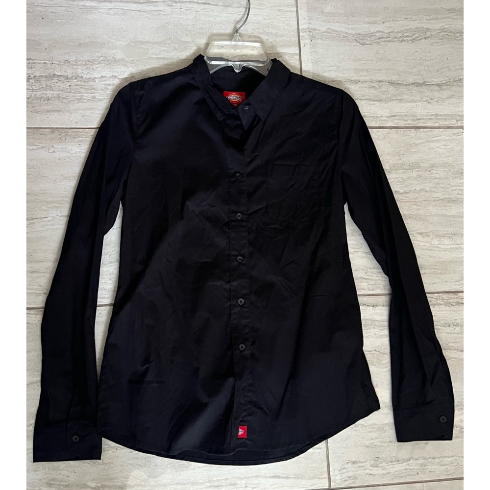Dickies Men’s Classic Black Button-Down Shirt